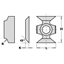 Изображение Ēveles asmeņi CMT 790.161.00; 16x22x5 mm; R1,5; HW-HC; 1 gab.