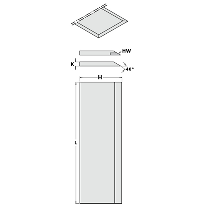 Picture of Ēveles asmeņi CMT 792.632.30; 630x3x30 mm; 2 gab.