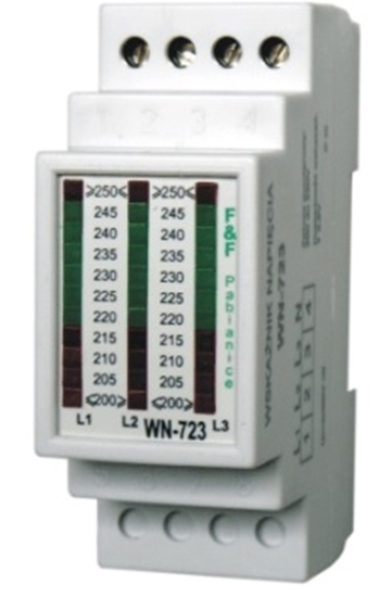 Изображение F&F Lampka moduowa potrójna 230-400V AC biay WN-723