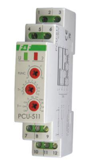 Picture of F&F Przekanik czasowy 230V 24V AC/DC - PCU-511 DUO