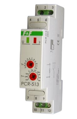 Picture of F&F Przekanik czasowy jednofunkcyjny 12-264V 10A - PCR-513 UNI