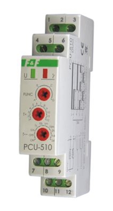 Picture of F&F Przekanik czasowy uniwersalny 24/230V 2x8A - PCU-510 DUO