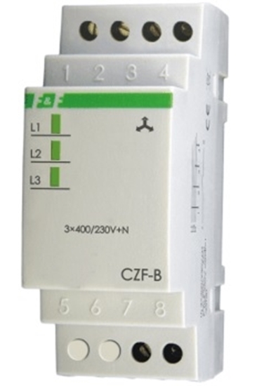 Изображение F&F Przekanik zaniku i asymetrii faz 10A 1Z 4sek 55V CZF-B