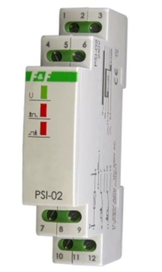 Изображение F&F Przetwornik sygnau CIGY-IMPULS 24V AC/DC 2Z 8A PSI-02 24V