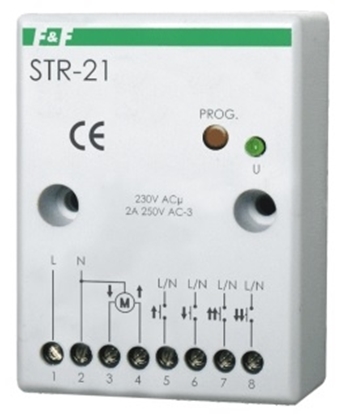 Изображение F&F Sterownik rolet 230V 50-60Hz ruba biay STR-21