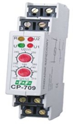 Picture of F&F Voltage monitoring relay 1-phase 1P 16A 150-210V / 230-260V AC CP-709