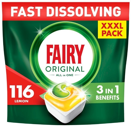 Изображение FAIRY Original Dishwasher Machine Tablets 116 gab