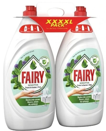 Изображение FAIRY Tea Tree & Mint Dishwashing Liquid Set 1350 ml