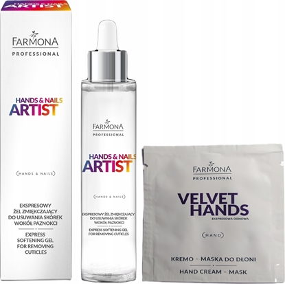 Attēls no Farmona FARMONA PROFESSIONAL_Hands & Nails Artist ekspresowy el zmikczajcy do usuwania skórek wokó paznokci 50ml