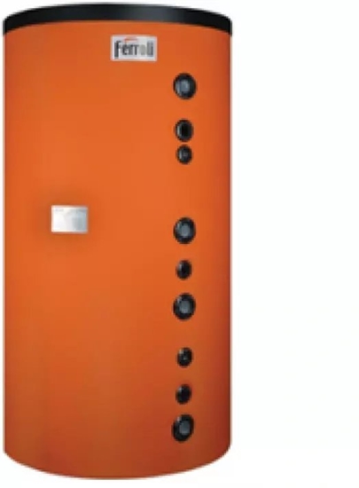 Изображение Ferroli FB 800 - Zbiornik buforowy c.o. bez wownicy o pojemnoci 800 l. Przycza c.o. 6/4 , z izolacjFERROLI