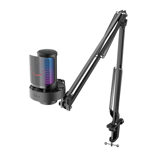 Picture of Fifine A8T condenser microphone with handle (black)