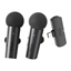 Picture of Fifine M8 wireless tie microphone set, 2pcs (black)