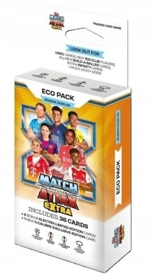 Изображение Figurka TOPPS MATCH ATTAX CHAMPIONS LEAGUE EX ECO* PACK