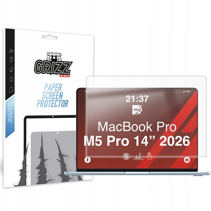 Attēls no Filtr GrizzGlass Folia matowa GrizzGlass PaperScreen do Apple MacBook Pro 14 (M1/M2/M3/M4/M5)