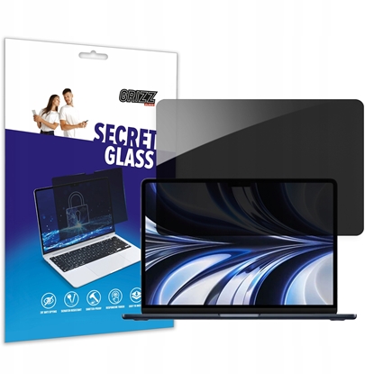 Picture of Filtr GrizzGlass Matowe szko prywatyzujce GrizzGlass SecretGlass do Apple MacBook Air 15 (M2/M3/M4)