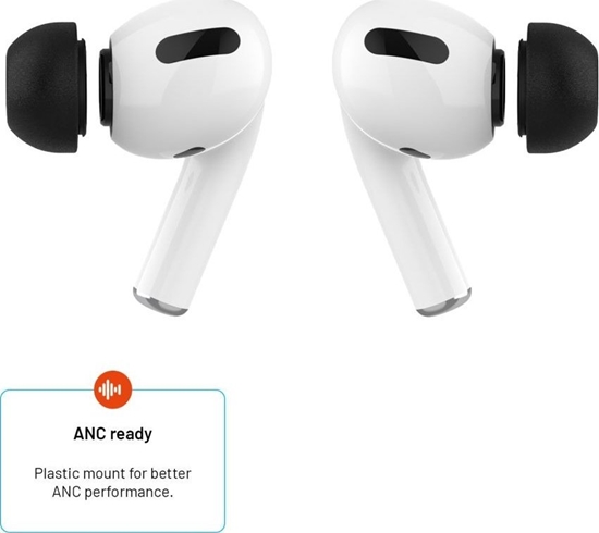 Изображение Fixed Fixed Plugs Pro, 2 sets, size L | Plugs | Apple | Airpods Pro/Pro 2 | Foam | Black