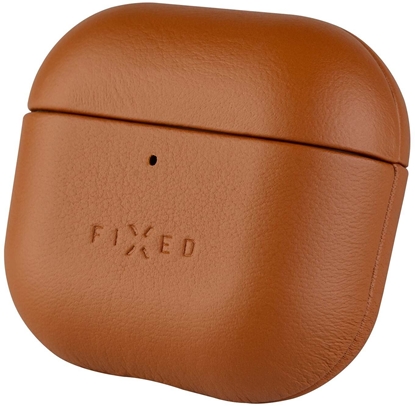 Attēls no Fixed Skórzane etui PodsLeather na Apple AirPods 4 brzowe