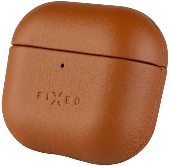 Picture of Fixed Skórzane etui PodsLeather na Apple AirPods 4 brzowe