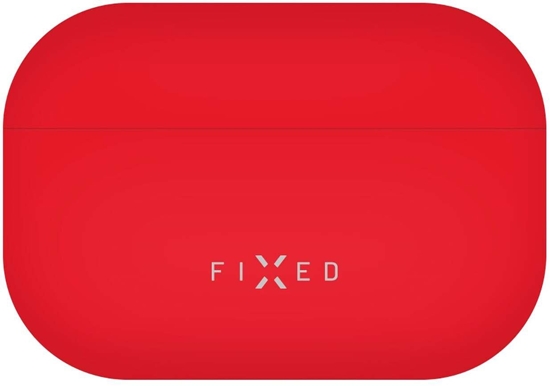 Picture of Fixed Ultracienkie silikonowe etui Silky dla Apple AirPods Pro 3 czerwone