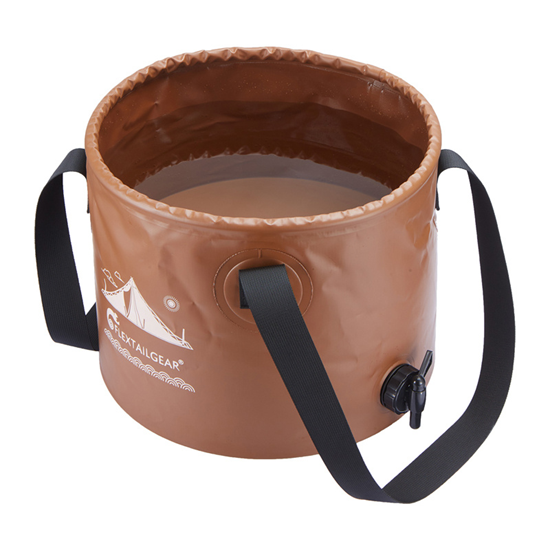 Изображение Flextail Flex Bucket 20L Folding Bucket (Brown)