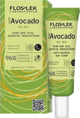 Attēls no Floslek FLOSLEK_Rich Avocado krem przeciwzmarszczkowy pod oczy 30ml