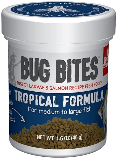 Picture of Fluval Bug Bites Tropical Formula, pokarm dla ryb tropikalnych, M/L, granulat, 45g