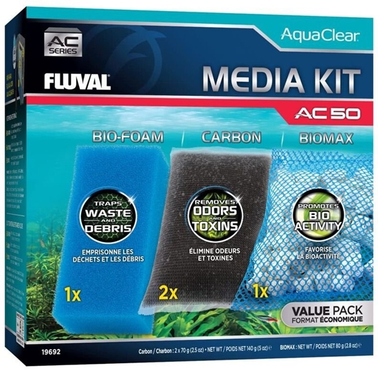 Picture of Fluval Media Kit, zestaw wkadów do filtrów AC50