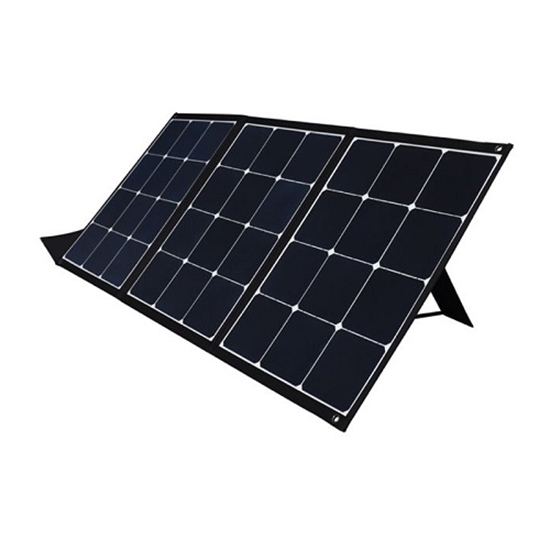 Picture of Folding Solar Panel 120W, 2xUSB, QC3.0, with Adapters