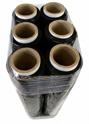 Изображение Folia stretch czarna 23mic 1,5kg x 6 BOX 