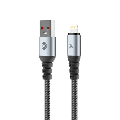 Изображение Forever Braix cable USB - Lightning 1,0 m 3A black