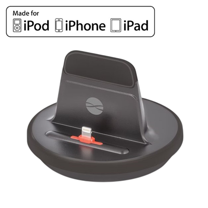 Attēls no Forever PDS-01 uzlādei un sinhronizācijai iPhone iPad MFI Lightning Melns