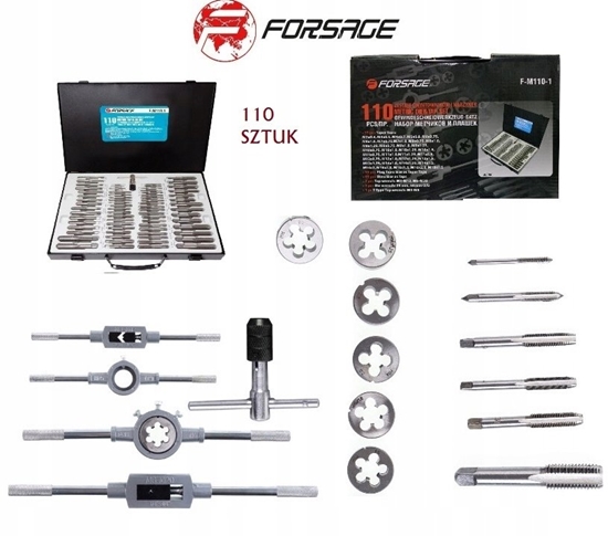 Picture of Forsage GWINTOWNIKI I NARZYNKI ZESTAW NARZDZI110EL