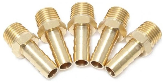 Picture of Forsage Króciec pneumatyczny gwint zewntrzny 1/4"- "jodeka" 8mm, kompl 5szt.