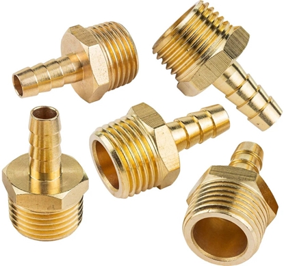 Attēls no Forsage Sztucer pneumatyczny gwint zewntrzny 1/2"- "jodeka"8mm, k-t 5szt.