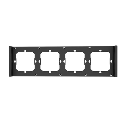 Picture of Frame for switch M5 80 quadruple 4-fold SONOFF M5-4C-80-F (graphite/black)