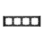 Picture of Frame for switch M5 80 quadruple 4-fold SONOFF M5-4C-80-F (graphite/black)