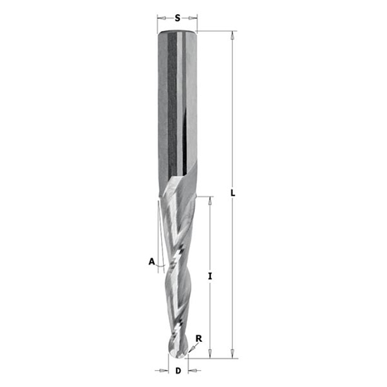 Изображение Frēze urbim CMT; S=8 mm; D=1,6 mm
