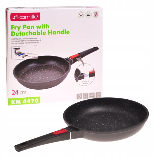 Изображение Frying pan 24 cm with detachable handle, 4470, KAMILLE