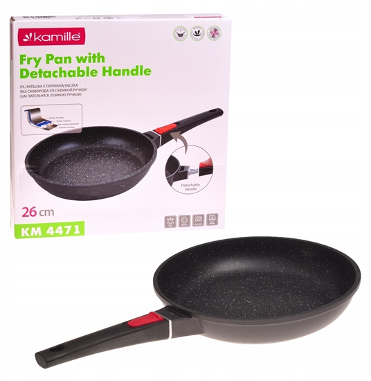 Изображение Frying pan 26 cm with detachable handle, 4471, KAMILLE