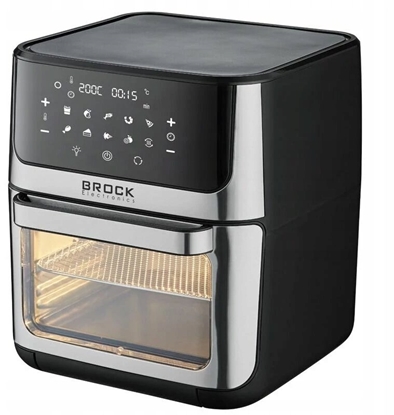 Изображение Frytkownica beztuszczowa Frytkownica beztuszczowa BROCK DA 1000 BK 12L 1800W DA 1000 BK (4752131003257)