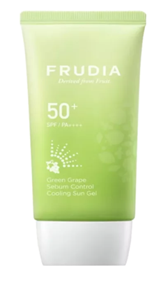 Изображение Frudia Sebum Control SPF50+ Cooling Sunscreen Cream Green Grape 50ml