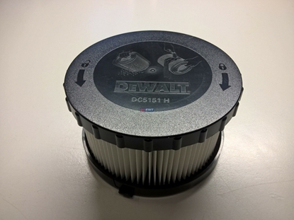 Изображение Gaisa filtrs putekļsūcējiem DeWalt 1002089-00