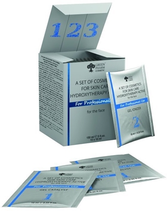 Attēls no Galt GREEN PHARM COSMETICS_SET Hydroxy therapy katalizator elowy 5x10ml + el antyoksydacyjny 5x10ml + jonizator elowy 5x10ml
