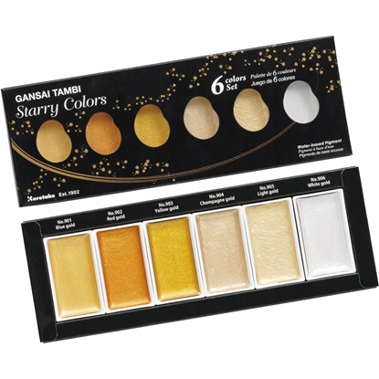 Изображение GANSAI TAMBI STARRY COLORS 6 colors set