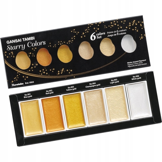 Picture of Artequipment GANSAI TAMBI STARRY COLORS 6 colors set
