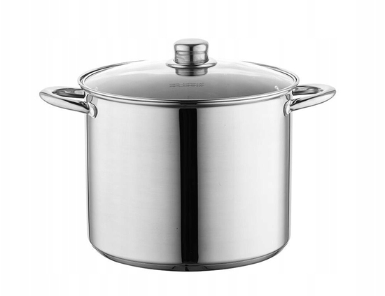 Picture of GARNEK INOX WYSOKI CARO 18 CM 3,2L. Z POKRYWK, IND. (ROSÓ, BIGOS, KONFITURY)