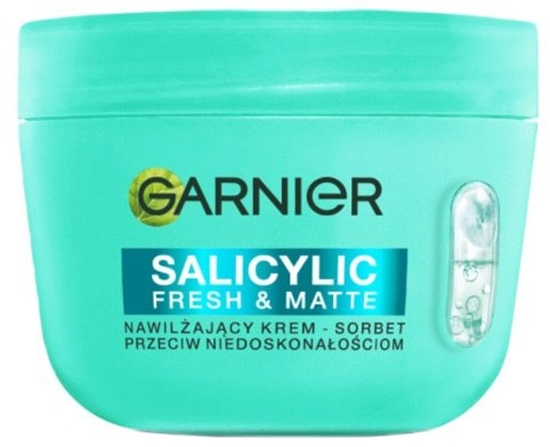 Picture of GARNIER_Salicylic Fresh & Matte nawilajcy krem - sorbet przeciw niedoskonaociom 85ml