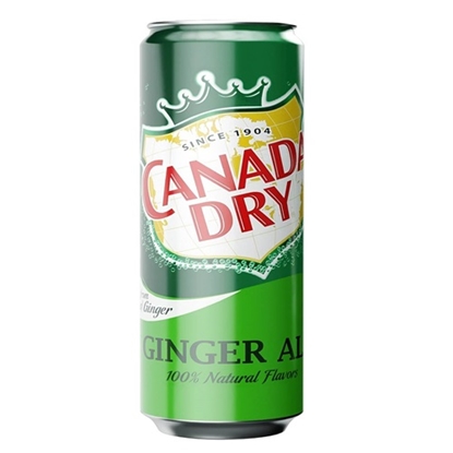 Picture of Gāzēts dzēriens CANADA DRY Ginger Ale, bundžā, ar sald., 0.33l (DEP)
