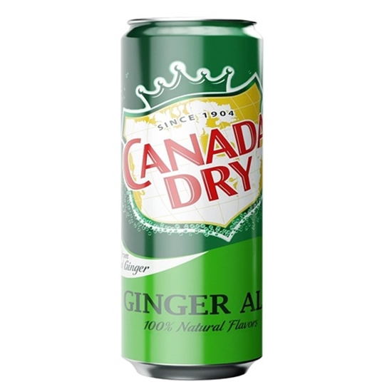 Picture of Gāzēts dzēriens CANADA DRY Ginger Ale, bundžā, ar sald., 0.33l (DEP)