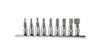 Picture of Geko 9el.zestaw kl.trzp.torx T10-60 1/4" CRV(10/20)